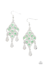 Load image into Gallery viewer, Sentimental Shimmer Green Earrings