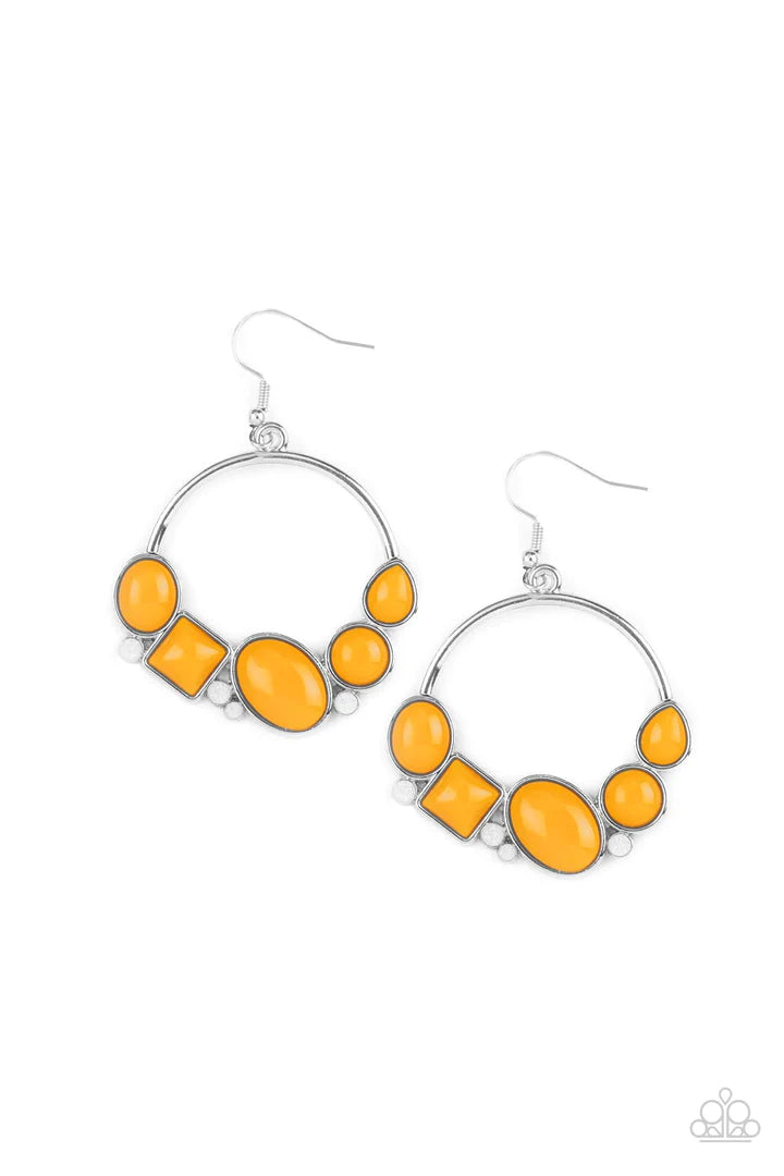 Beautifully Bubblicious Orange Earrings