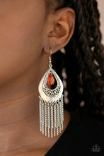Load image into Gallery viewer, Scattered Storms Red Earrings