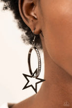 Load image into Gallery viewer, Superstar Showcase Black Earrings
