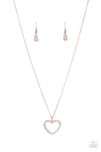 Load image into Gallery viewer, Glow By Heart Rose Gold Necklace