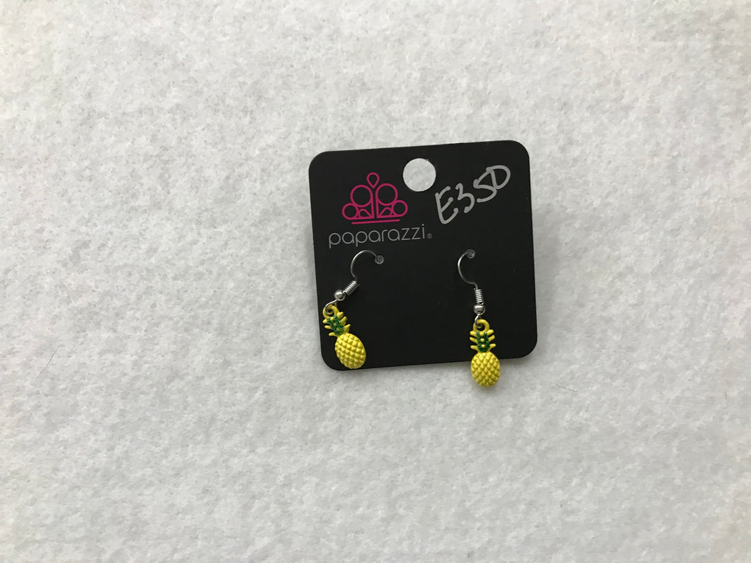 Starlet Shimmer Pineapple w/Bling Earrings #350