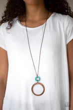 Load image into Gallery viewer, Optical Illusion Copper Necklace
