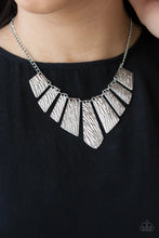 Load image into Gallery viewer, Texture Tigress Silver Necklace