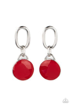 Load image into Gallery viewer, Drop a Tint Red Post Earrings