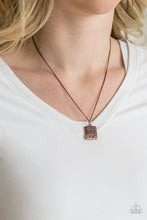 Load image into Gallery viewer, Back to Square One Copper Necklace