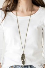 Load image into Gallery viewer, Free Bird Brass Necklace