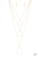 Load image into Gallery viewer, Make the World Sparkle Gold Necklace