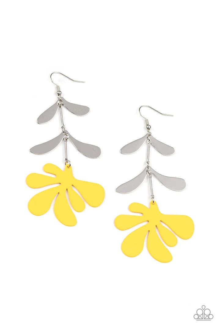 Palm Beach Bonanza Yellow Earrings