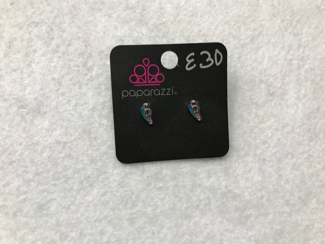 Starlet Shimmer Parrot Post Earring #30