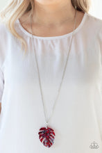 Load image into Gallery viewer, Prismatic Palms Red Necklace