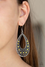 Load image into Gallery viewer, Love to Be Loved Yellow Earrings