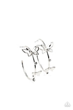 Load image into Gallery viewer, Full of Flutter White Earrings