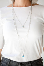 Load image into Gallery viewer, City Blockbuster Blue Necklace