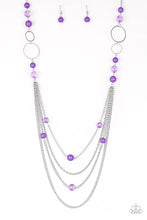 Load image into Gallery viewer, Bubbly Bright Purple Necklace