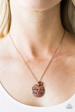 Load image into Gallery viewer, New Day, New Beginnings Copper Necklace