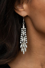 Load image into Gallery viewer, Crown Heiress White Earrings