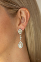Load image into Gallery viewer, All Glowing White Post Earrings
