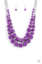 Load image into Gallery viewer, Summer Excursion Purple Necklace