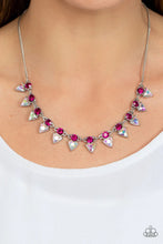 Load image into Gallery viewer, Razor Sharp Refinement Pink Necklace