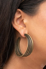 Load image into Gallery viewer, In Sync Brass Earrings