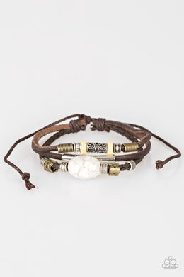 Across the Globe Brown Bracelet