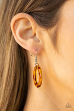 Load image into Gallery viewer, Sizzle Sizzle Brown Acrylic Necklace