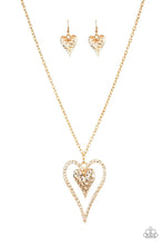 Load image into Gallery viewer, Hardened Hearts Gold Necklace