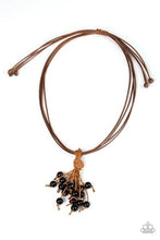 Load image into Gallery viewer, Tassel Trek Black Urban Necklace