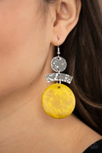 Load image into Gallery viewer, Diva of My Domain Yellow Wood Earrings