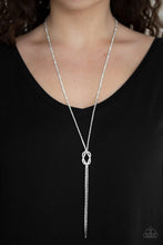 Load image into Gallery viewer, Knockout Knot White Necklace
