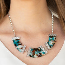 Load image into Gallery viewer, Haute Blooded Blue Acrylic Necklace