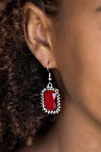 Load image into Gallery viewer, Downtown Dapper Red Earrings