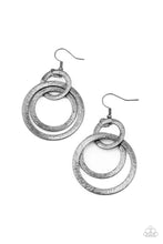 Load image into Gallery viewer, Distractingly Dizzy Black Earrings