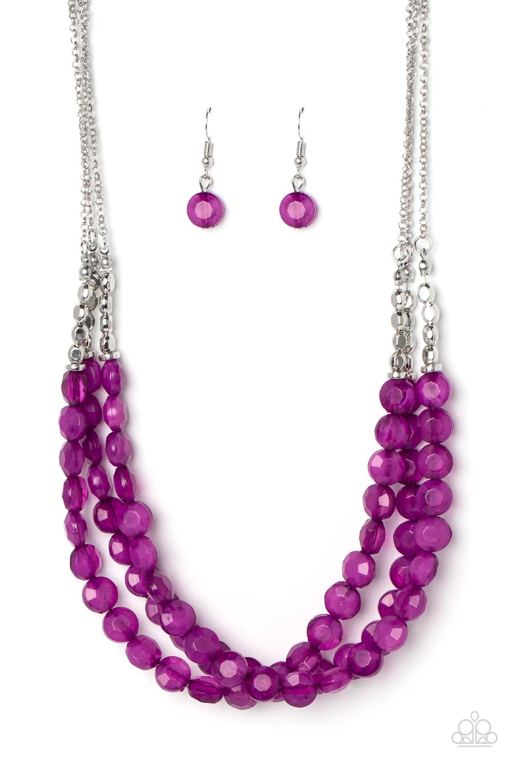 Pacific Picnic Purple Necklace