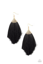 Load image into Gallery viewer, Tassel Tempo Gold Tassel Earrings