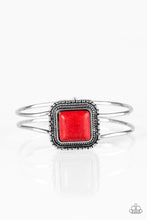 Load image into Gallery viewer, Hit a Plateau Red Hinged Bracelet
