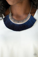 Load image into Gallery viewer, Might and Mane Blue Necklace
