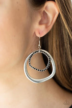 Load image into Gallery viewer, Spinning with Sass Black Earrings