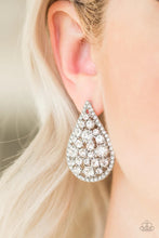 Load image into Gallery viewer, Reign Storm White Earrings