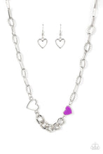 Load image into Gallery viewer, Little Charmer Purple Necklace