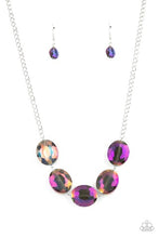 Load image into Gallery viewer, Cosmic Closeup Purple Necklace