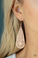 Load image into Gallery viewer, Posy Pasture Rose Gold Earrings