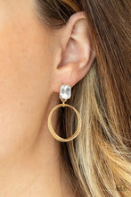 Load image into Gallery viewer, Prismatic Perfection Gold Post Earrings