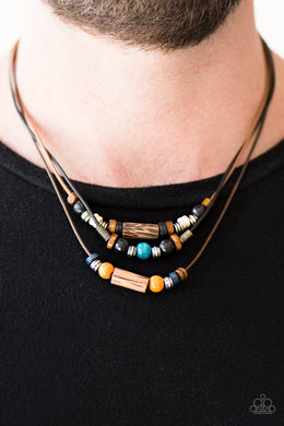 South Beach Orange Urban Necklace