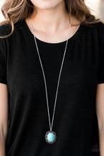 Load image into Gallery viewer, Sun and Sandstone Blue Necklace
