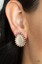 Load image into Gallery viewer, I Wanna Glow Copper Post Earrings
