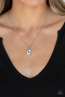 Be the Peace You Seek Silver Necklace