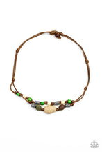Load image into Gallery viewer, Tiki Trek Green Urban Necklace