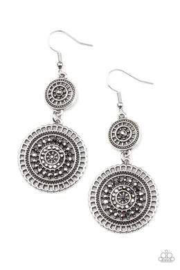 Bohemian Bedazzle Silver Earrings